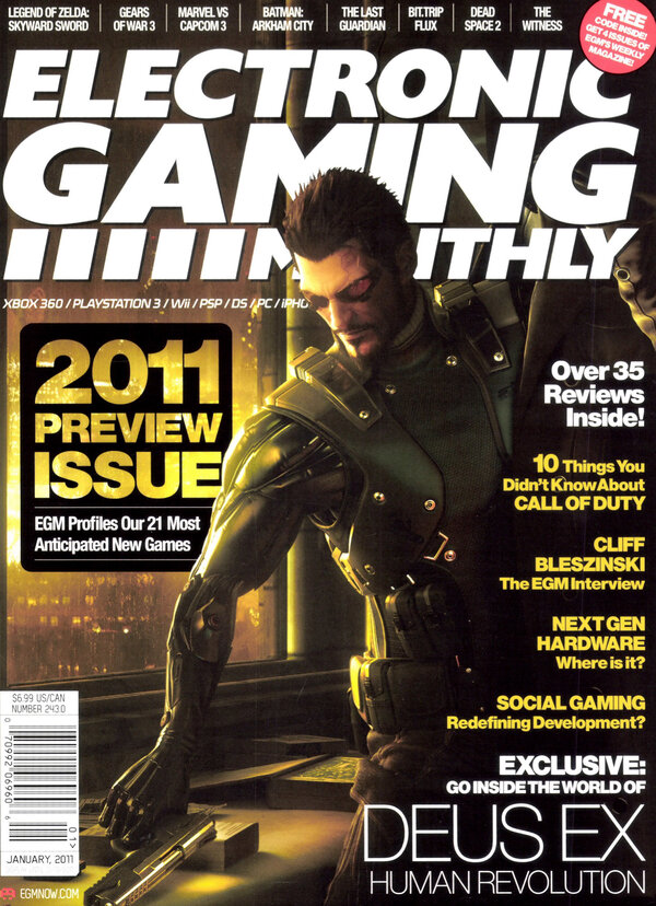 Electronic Gaming Monthly Issue 243 (January 2011) cover